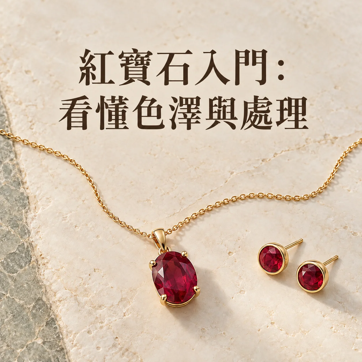 看懂色澤與處理，認識經典紅色寶石之美