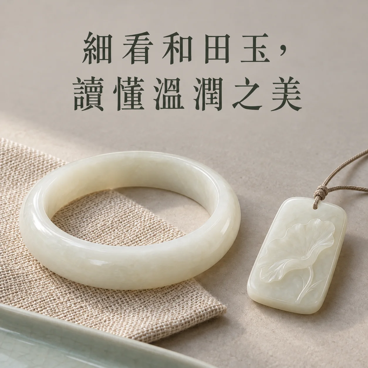 細看和田玉，讀懂溫潤之美