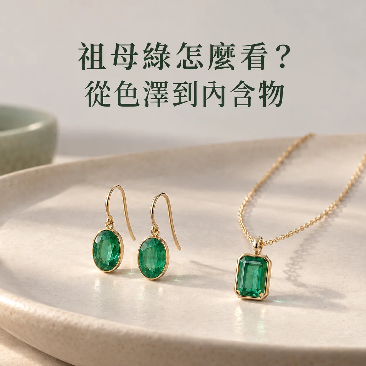 祖母綠怎麼看？從色澤到內含物，認識綠色寶石之美