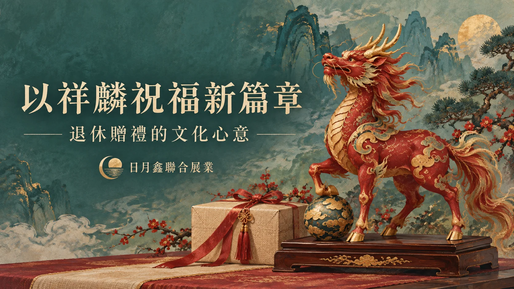 台北退休禮物怎麼選？以彩陶麒麟，祝福人生的新篇章
