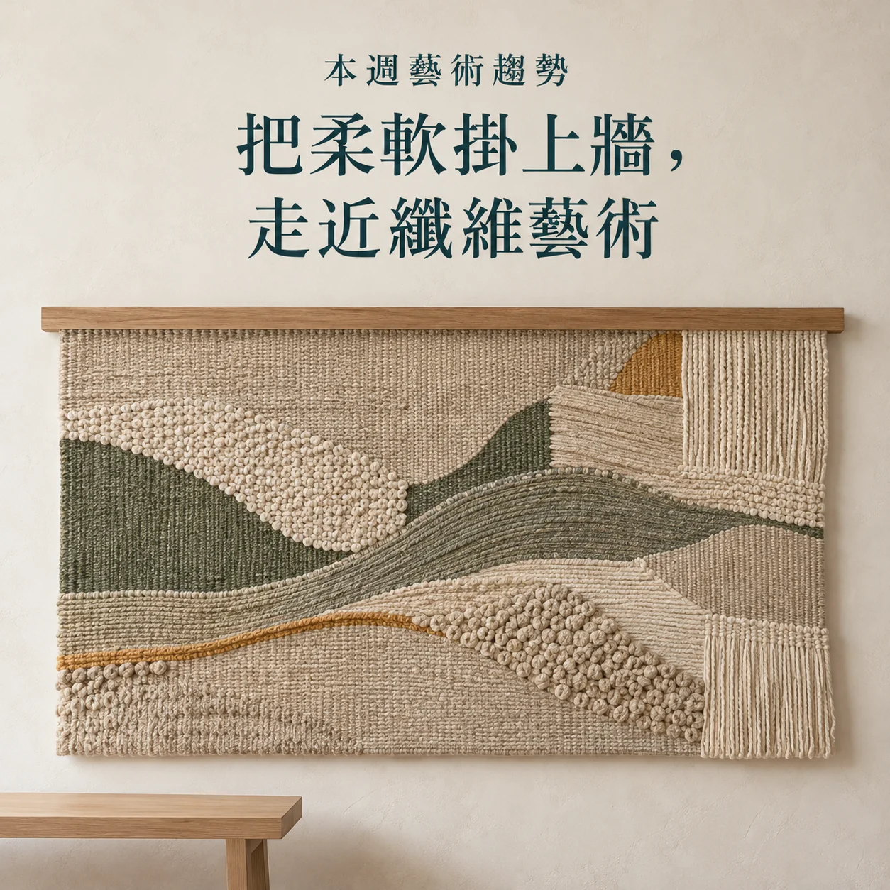 把柔軟掛上牆，走近纖維藝術